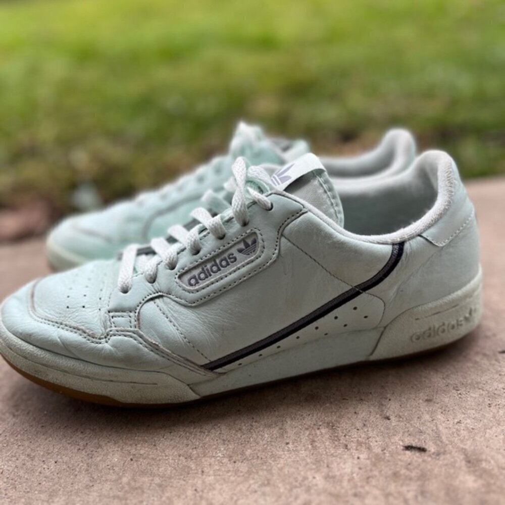 Adidas Originals Mens Continental 80 Leather Retro Sneakers 8.5
